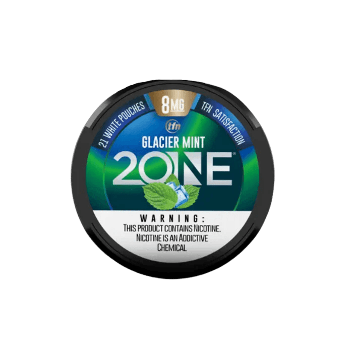 2ONE NICOTINE POUCHES - GLACIER MINT - EJUICEOVERSTOCK.COM