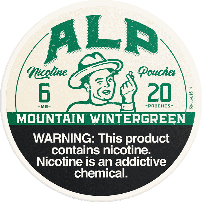 ALP Mountain Wintergreen Nicotine Pouches – 20 Count - EJUICEOVERSTOCK.COM