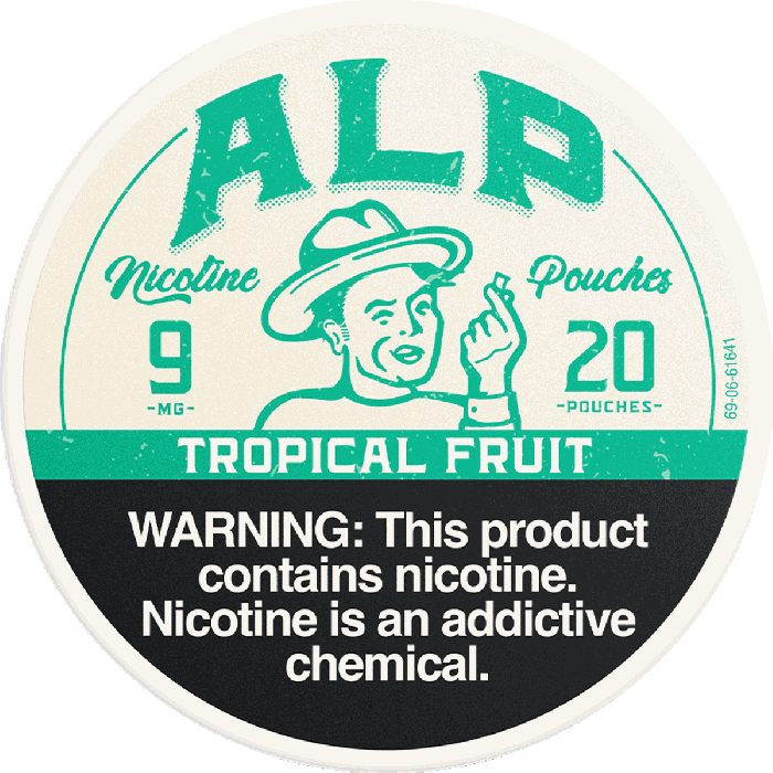 ALP Tropical Fruit Nicotine Pouches – 20 Count - EJUICEOVERSTOCK.COM