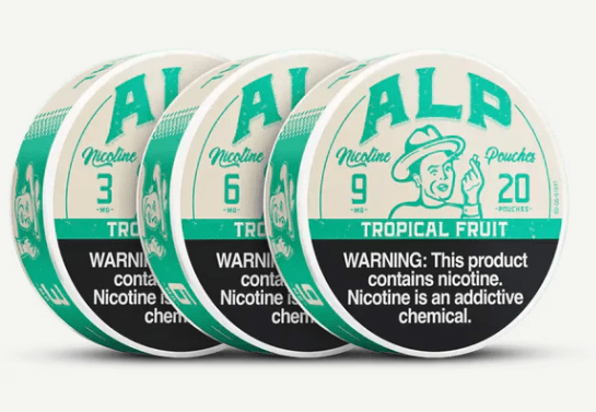 ALP Tropical Fruit Nicotine Pouches – 20 Count - EJUICEOVERSTOCK.COM