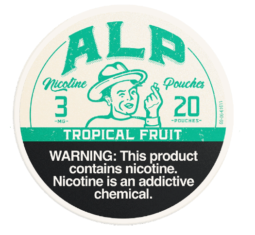 ALP Tropical Fruit Nicotine Pouches – 20 Count - EJUICEOVERSTOCK.COM