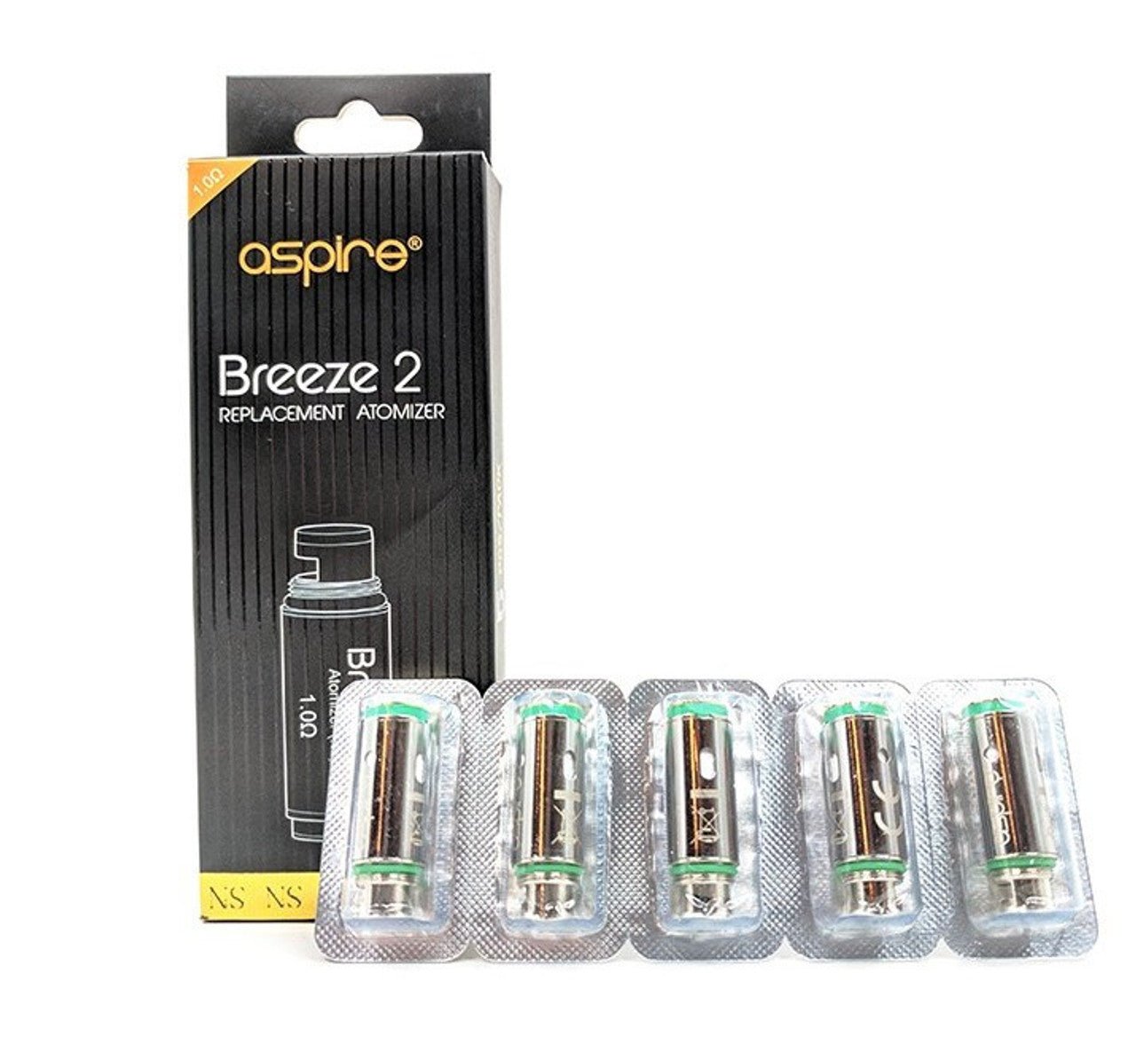 Aspire Breeze 2 Replacement Coil Pack - EJUICEOVERSTOCK.COM