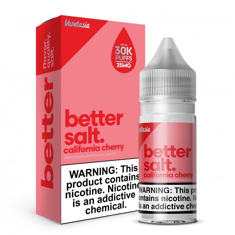 BETTER SALT - CALIFORNIA CHERRY - 30ML - EJUICEOVERSTOCK.COM