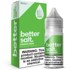 BETTER SALT - MIAMI MINT - 30ML - EJUICEOVERSTOCK.COM