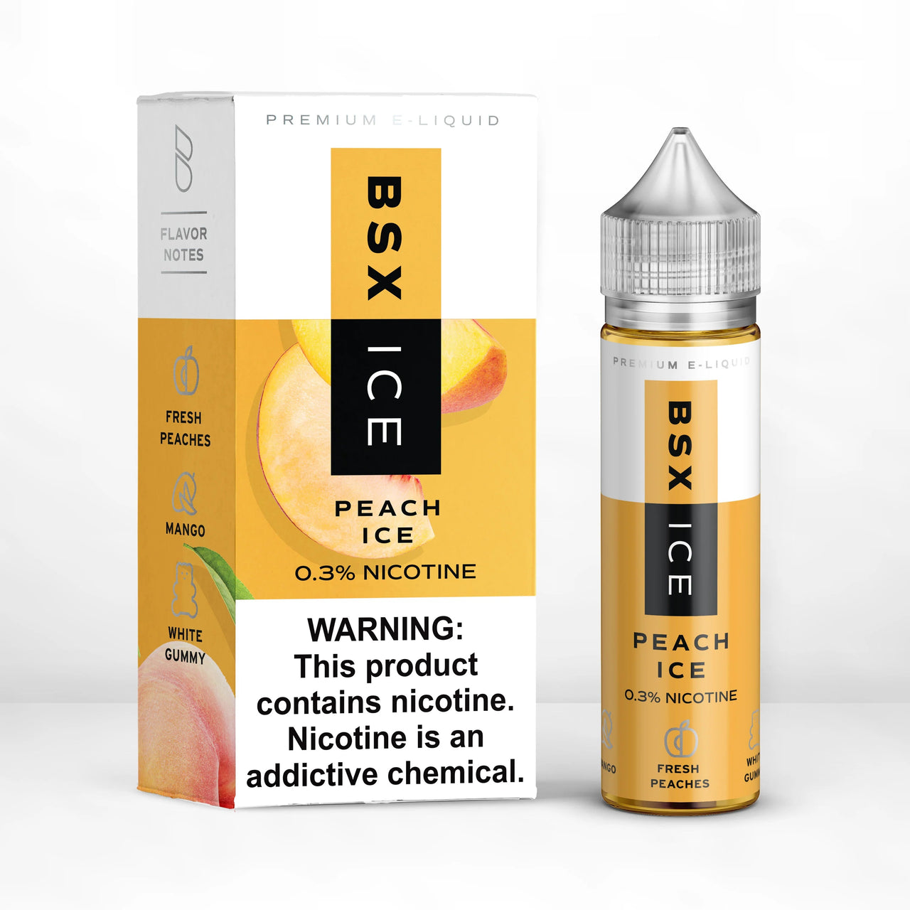 BSX ICE - PEACH ICE - 60ML - EJUICEOVERSTOCK.COM