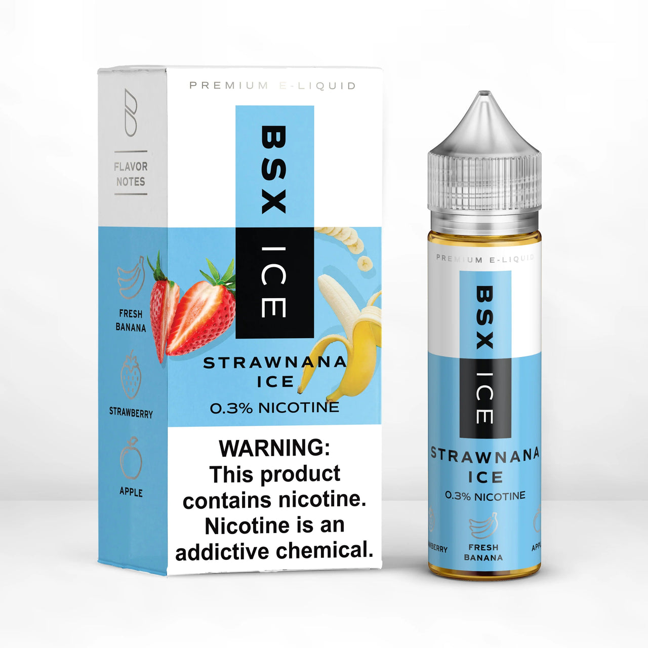 BSX ICE - STRAWNANA ICE - 60ML - EJUICEOVERSTOCK.COM