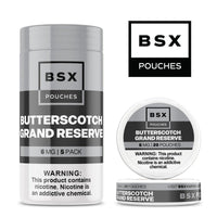 Thumbnail for BSX NICOTINE POUCHES - BUTTERSCOTCH GRAND RESERVE - EJUICEOVERSTOCK.COM