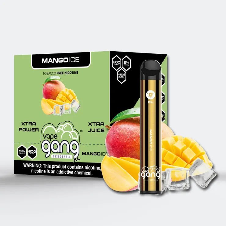 CLEARANCE SALE! - GANG XL DISPOSABLE VAPE - 600 PUFF - EJUICEOVERSTOCK.COM