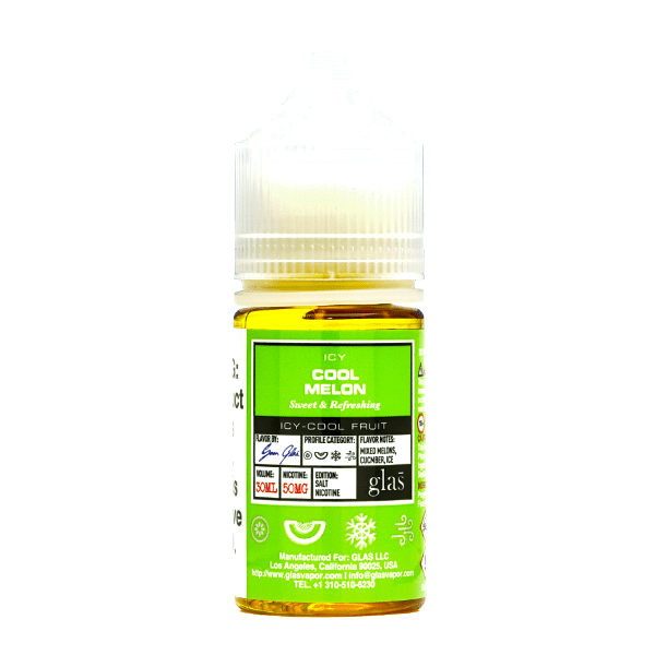 Cool Melon Nic Salt 30mL – Basix Salts by Glas Vapor - EJUICEOVERSTOCK.COM