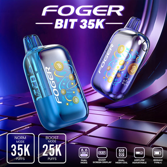 Foger BIT 35K Disposable Vape  35000 Puffs (Rechargeable)   EJUICEOVERSTOCK.COM