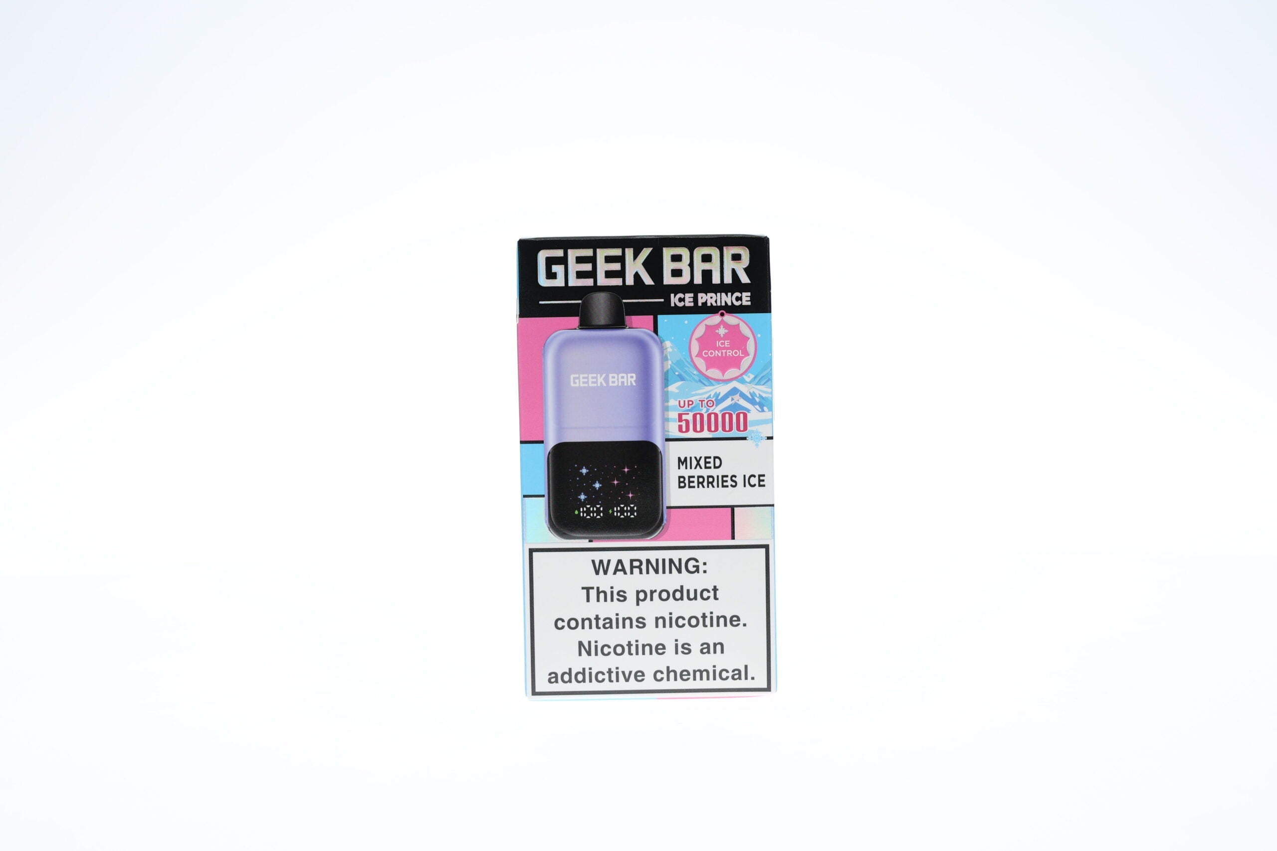 Geek Bar Ice Prince – 50,000 Puffs – 30mL Disposable Vape - EJUICEOVERSTOCK.COM