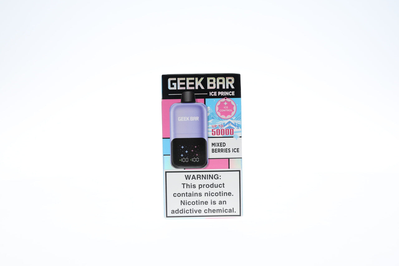 Geek Bar Ice Prince – 50,000 Puffs – 30mL Disposable Vape - EJUICEOVERSTOCK.COM