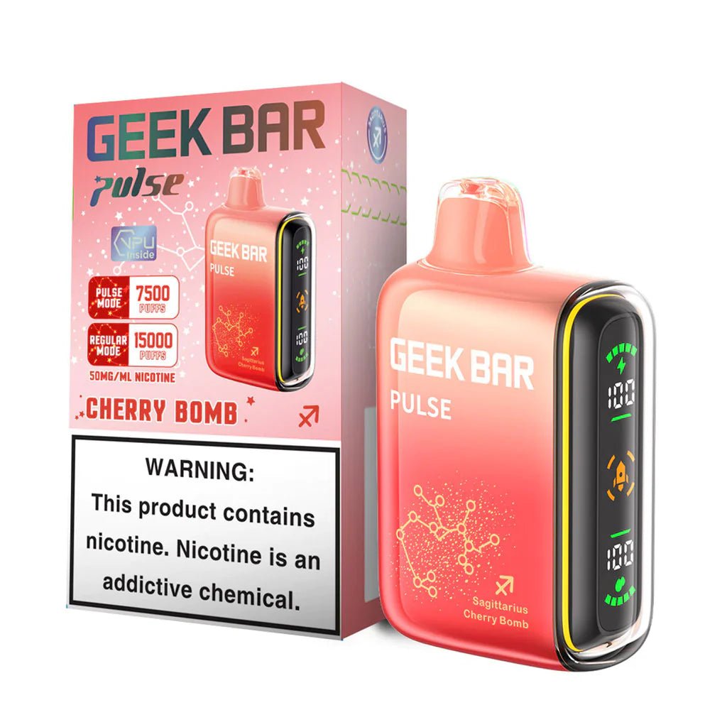 GEEK BAR PULSE 15000 DISPOSABLE - BUY 4 GET 1 FREE - USE CODE PULSE - EJUICEOVERSTOCK.COM