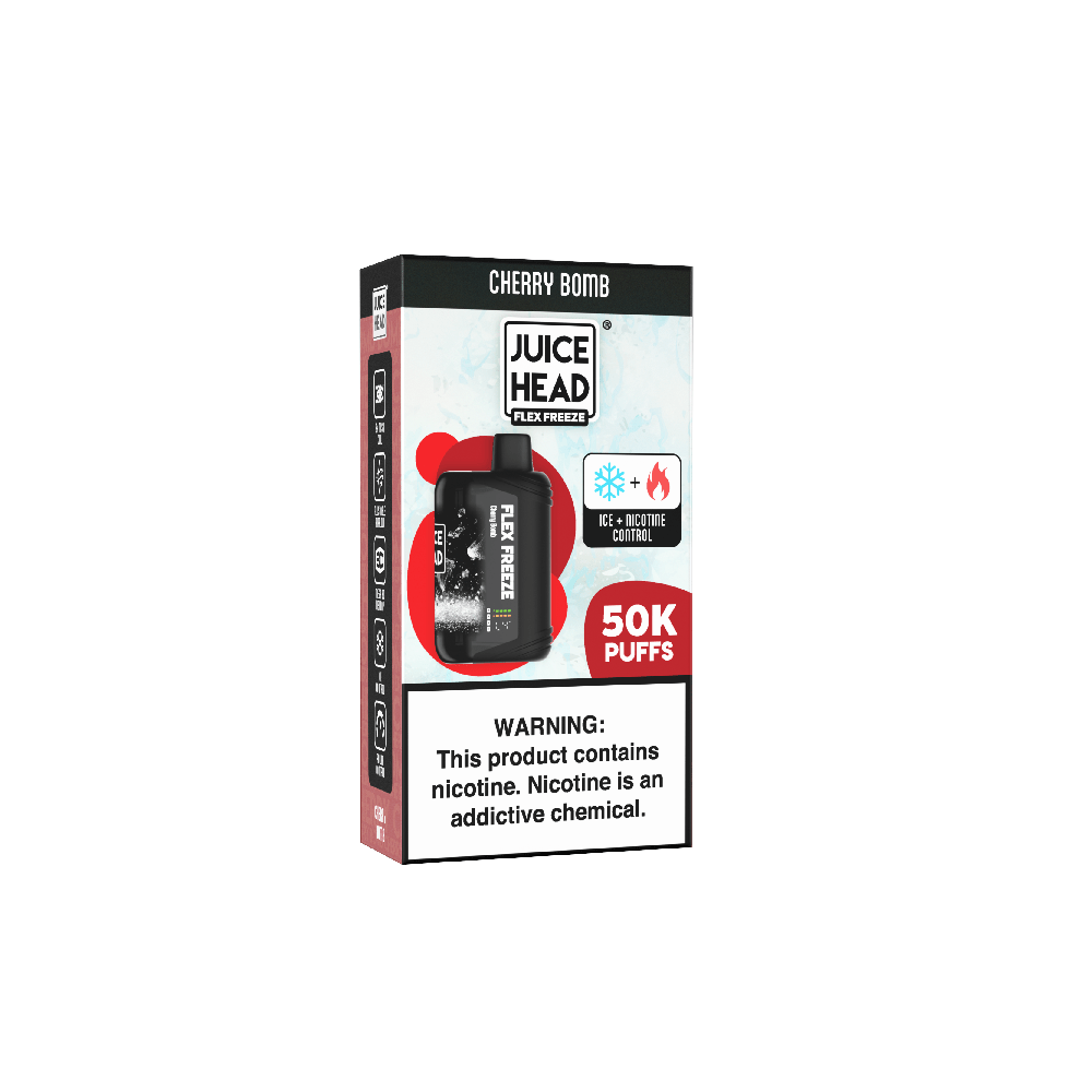JUICE HEAD FLEX FREEZE - 50K PUFF DISPOSABLE - EJUICEOVERSTOCK.COM