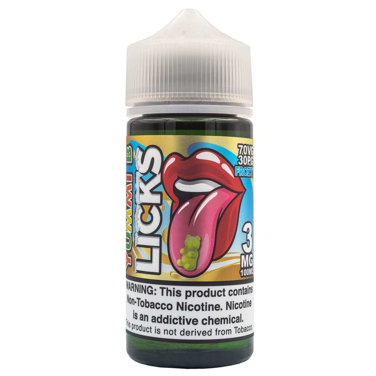 LICKS E - LIQUID FROZTY YUMMI B - 100ML - EJUICEOVERSTOCK.COM