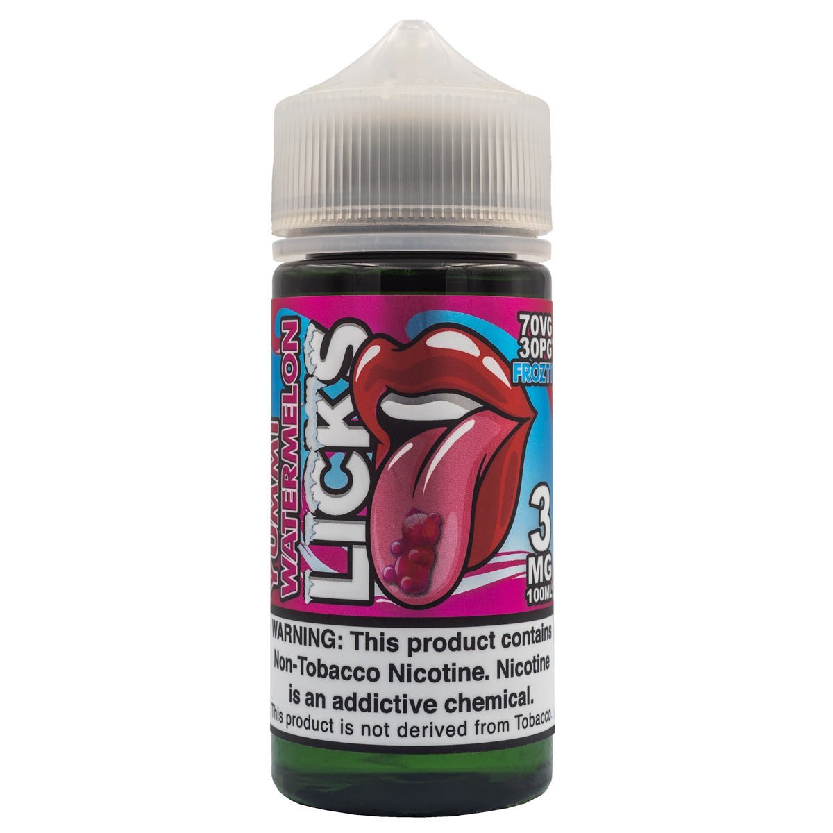 LICKS E - LIQUID FROZTY YUMMI WATERMELON - 100ML - EJUICEOVERSTOCK.COM