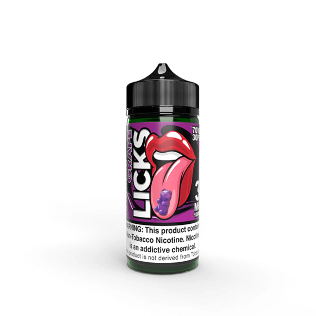 LICKS E - LIQUID YUMMI GRAPE - 100ML - EJUICEOVERSTOCK.COM