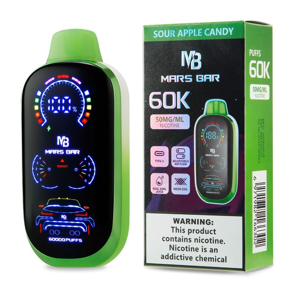 MARS BAR 60K PUFFS DISPOSABLE VAPE - EJUICEOVERSTOCK.COM