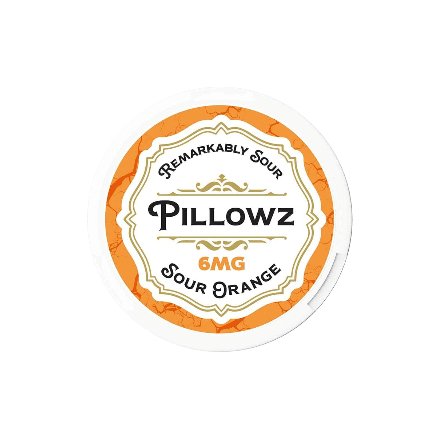 PILLOWZ NICOTINE POUCHES - SOUR ORANGE - EJUICEOVERSTOCK.COM