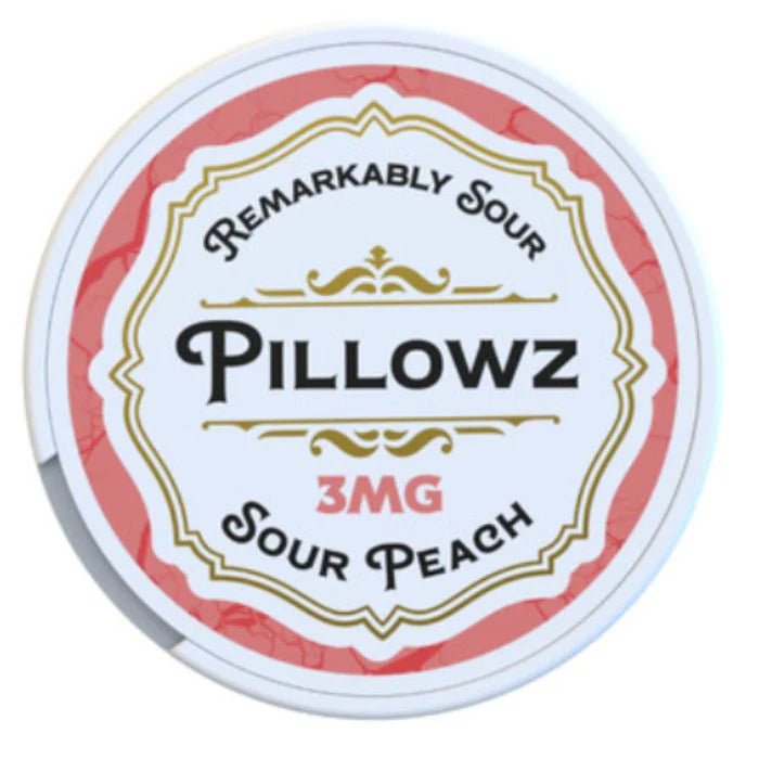 PILLOWZ NICOTINE POUCHES - SOUR PEACH - EJUICEOVERSTOCK.COM