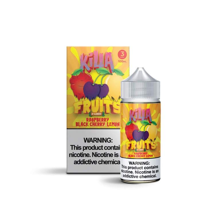 Raspberry Black Cherry Lemon by Killa Fruits 100ML Ejuice - EJUICEOVERSTOCK.COM