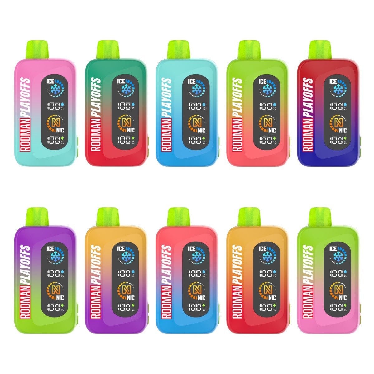 RODMAN 50K Disposable – 50,000 Puff Adjustable Nic & Ice Mesh Coil - EJUICEOVERSTOCK.COM