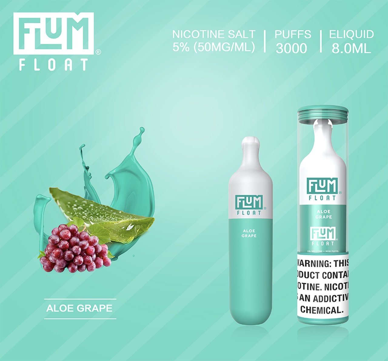 SALE! - FLUM FLOAT VAPE DISPOSABLE - 3000 PUFFS - EJUICEOVERSTOCK.COM