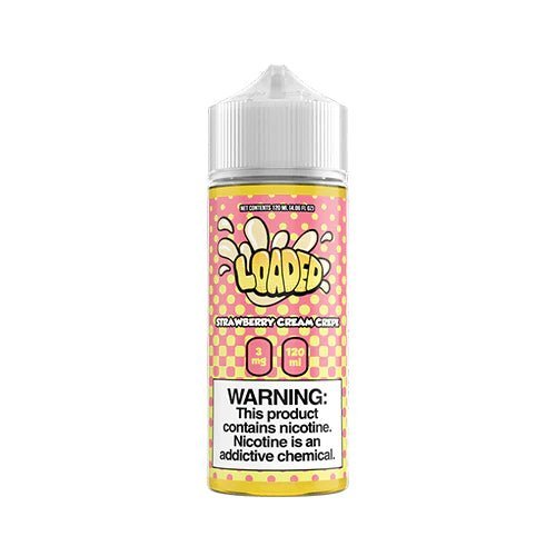 SALE! LOADED - STRAWBERRY CREAM CREPE - 100ML - EJUICEOVERSTOCK.COM