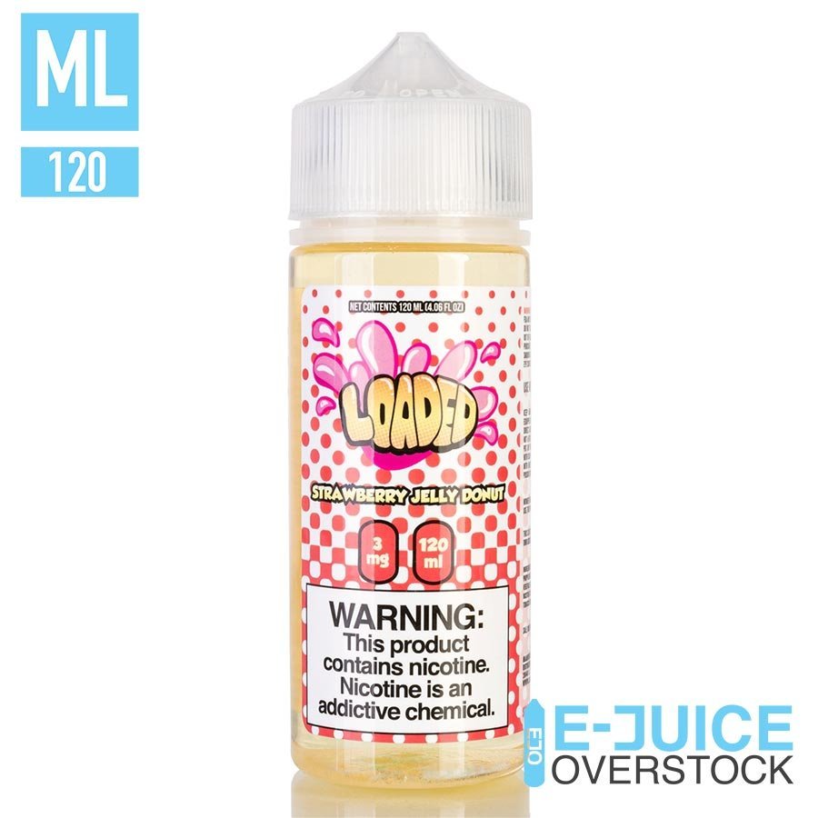 SALE! Strawberry Jelly Donut By Loaded E - Liquid (Copy) - EJUICEOVERSTOCK.COM