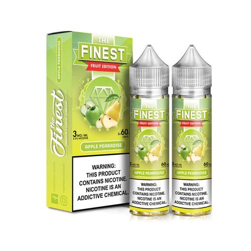 SALE! THE FINEST E - LIQUID APPLE PEARADISE - 120ML - EJUICEOVERSTOCK.COM