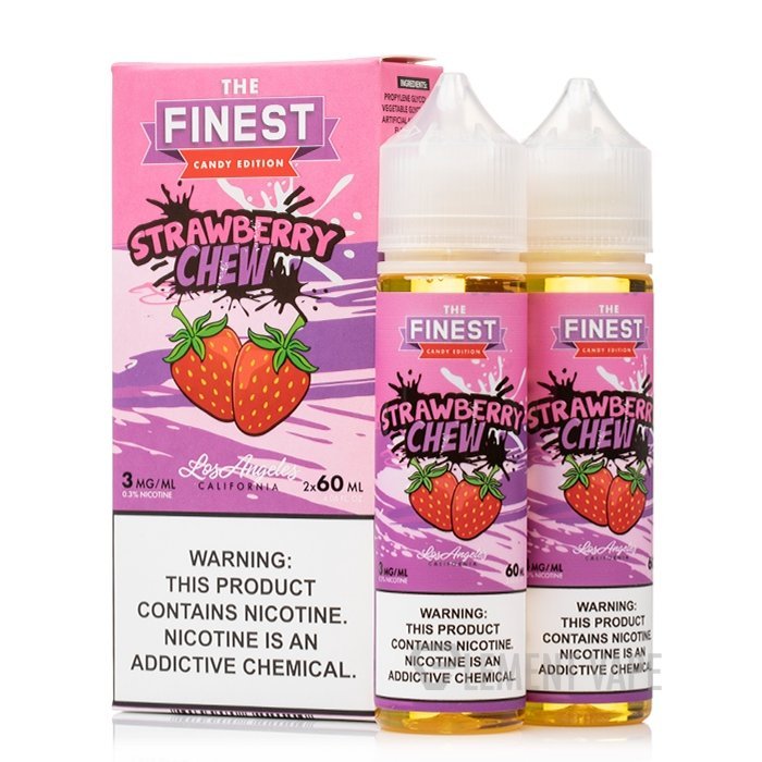 SALE! THE FINEST E - LIQUID STRAWBERRY CHEW - 120ML - EJUICEOVERSTOCK.COM