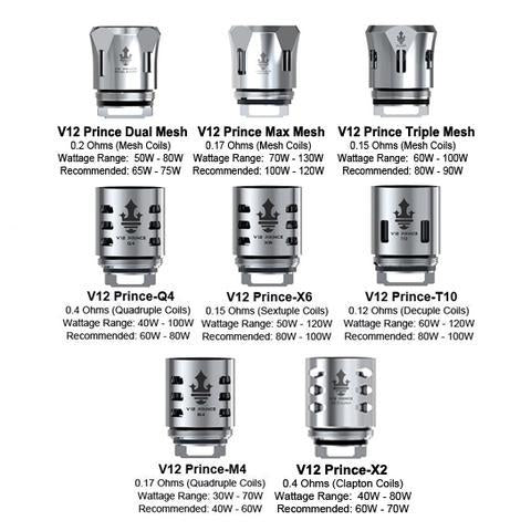 SMOK TFV12 Prince Replacement Coils MEGA CLEARANCE - EJUICEOVERSTOCK.COM