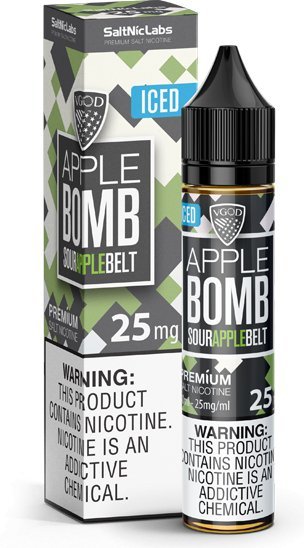 VGOD Iced Apple Bomb SaltNic - 30ml - EJUICEOVERSTOCK.COM