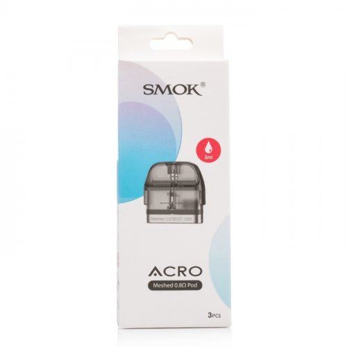ACRO REPLACEMENT POD W/ MESH 0.8ohm Coil by Smok - EJUICEOVERSTOCK.COM