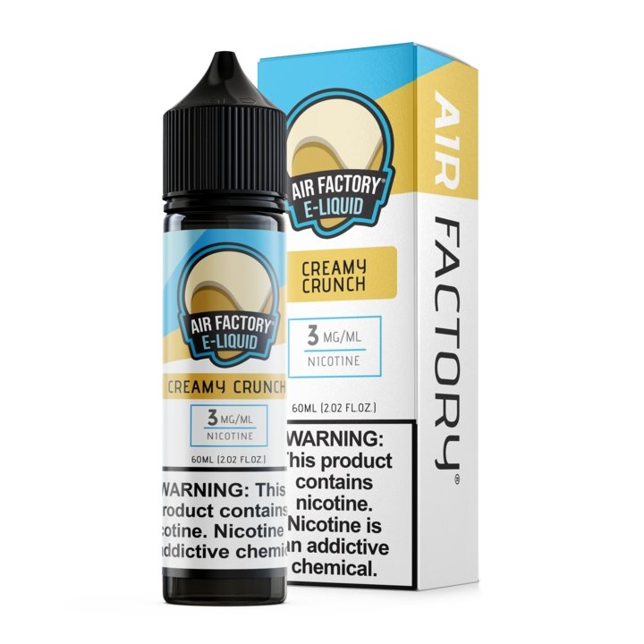 AIR FACTORY ELIQUID - CREAMY CRUNCH - 60ML - EJUICEOVERSTOCK.COM