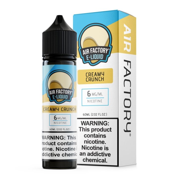 AIR FACTORY ELIQUID - CREAMY CRUNCH - 60ML - EJUICEOVERSTOCK.COM