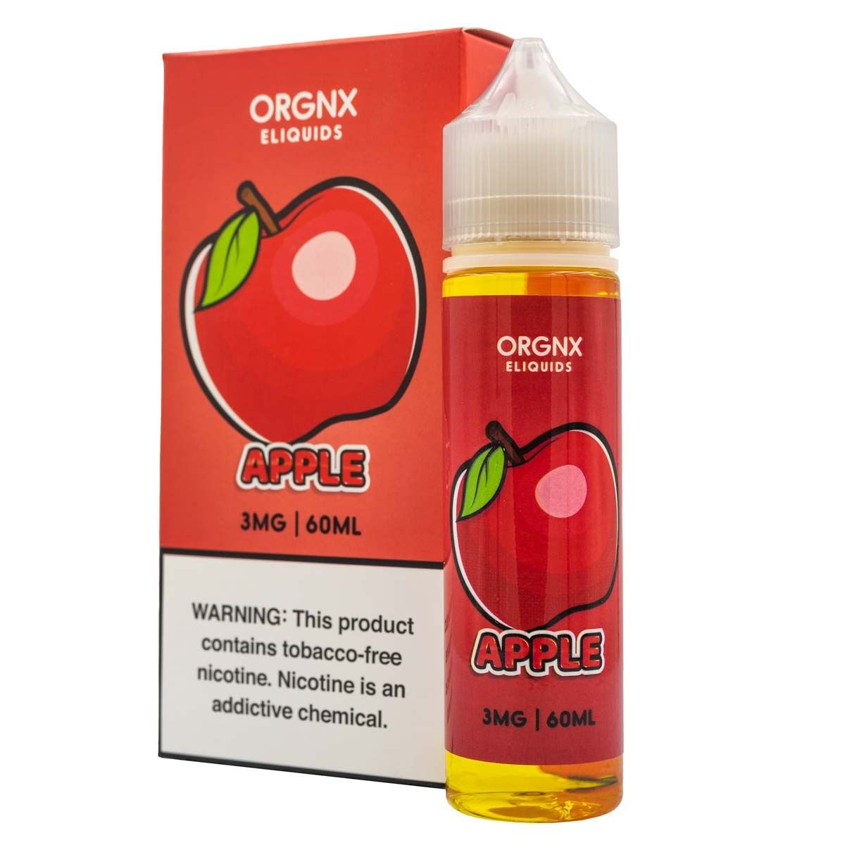 APPLE BY ORGNX ELIQUID 60ML EJUICE - EJUICEOVERSTOCK.COM