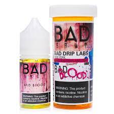 BAD DRIP SALTS - BAD BLOOD - 30ML - EJUICEOVERSTOCK.COM