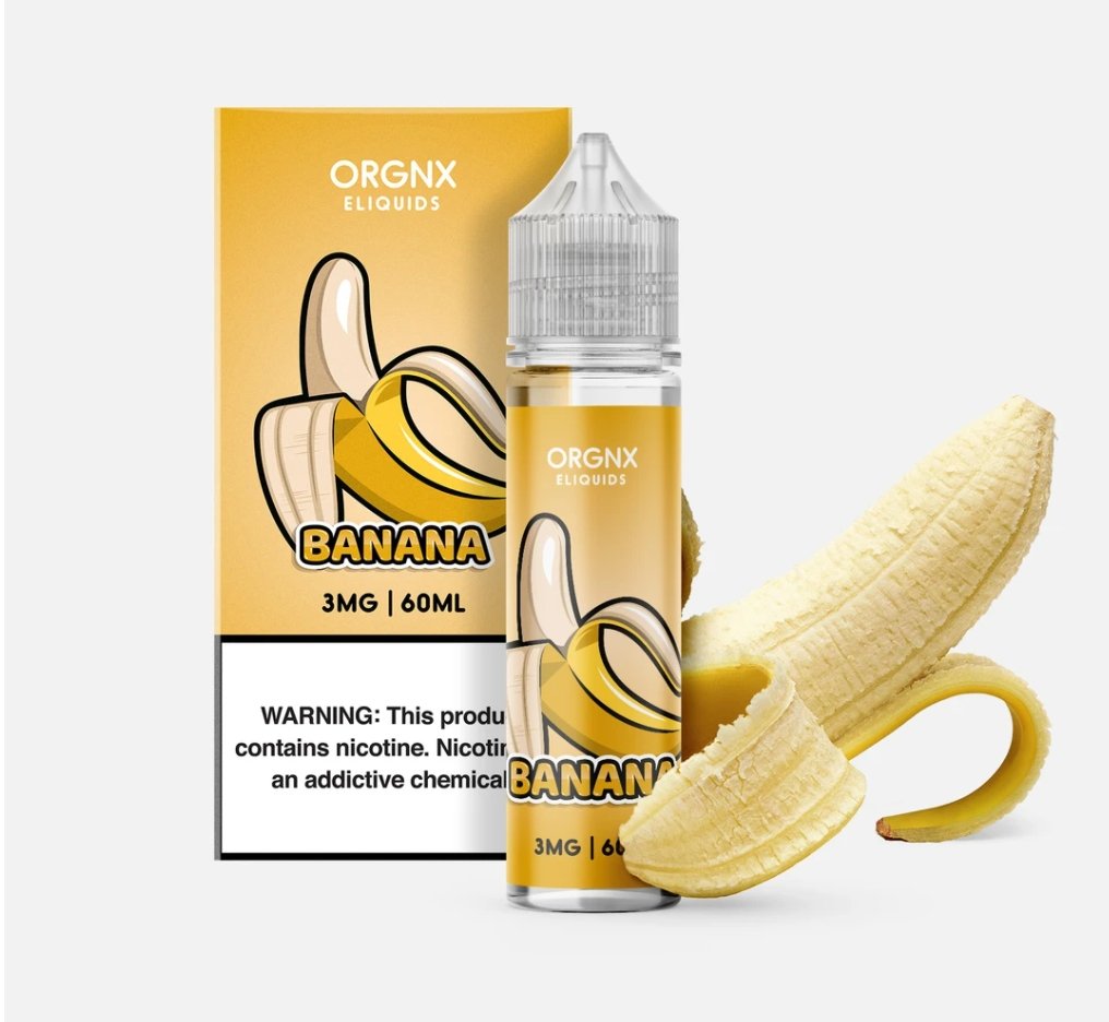 BANANA BY ORGNX ELIQUID 60ML EJUICE - EJUICEOVERSTOCK.COM
