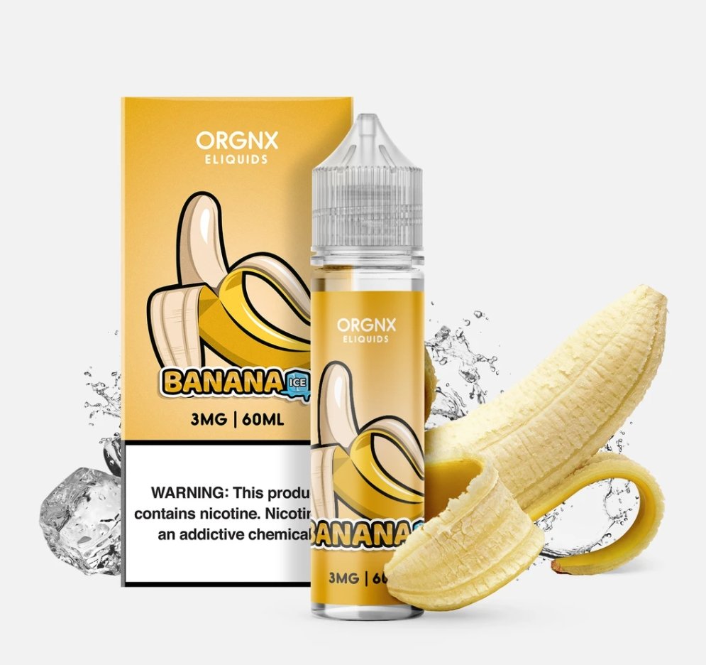 BANANA ICE BY ORGNX ELIQUID 60ML EJUICE - EJUICEOVERSTOCK.COM