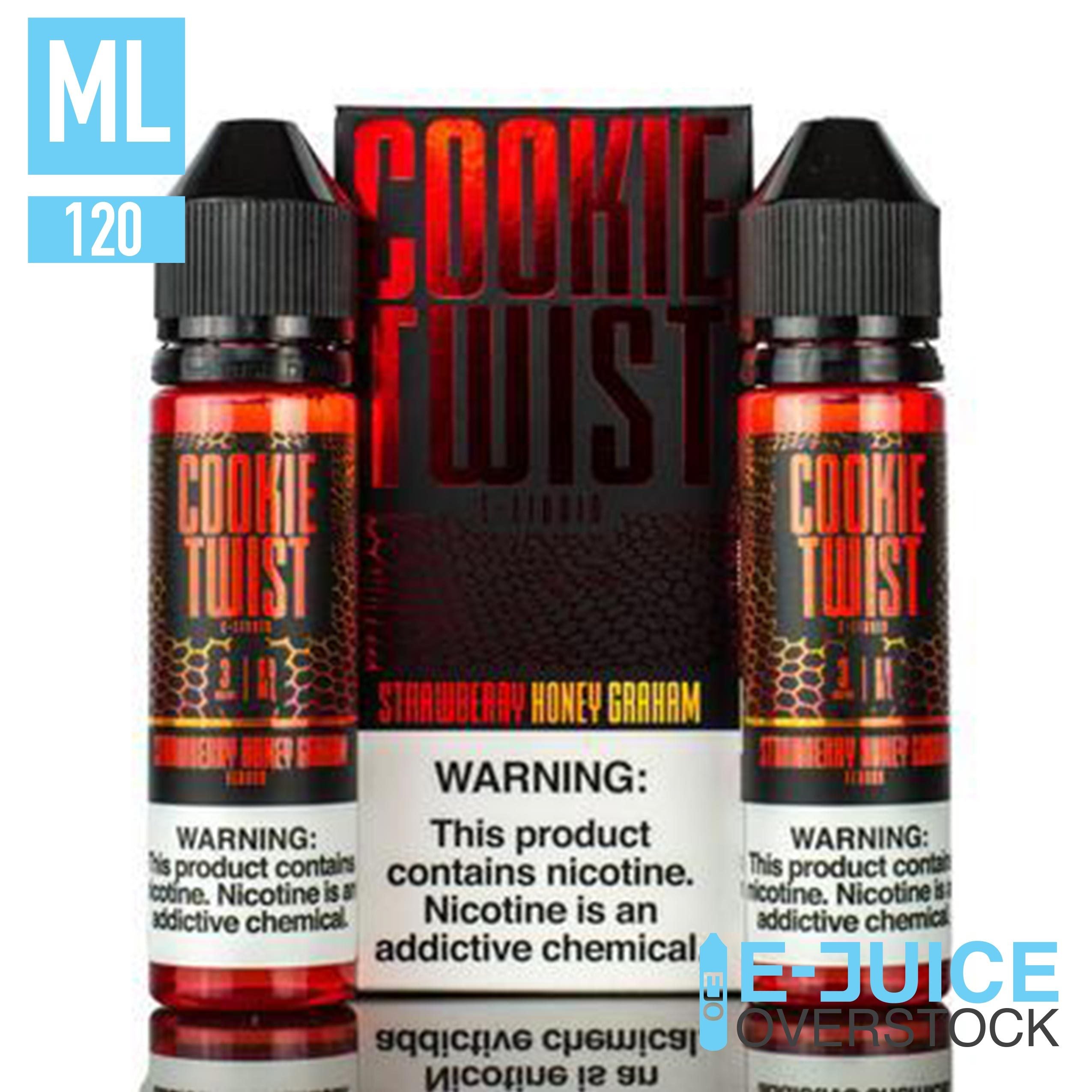BERRY AMBER (Strawberry Honey Graham) by Cookie Twist 2x60ML EJUICE - EJUICEOVERSTOCK.COM