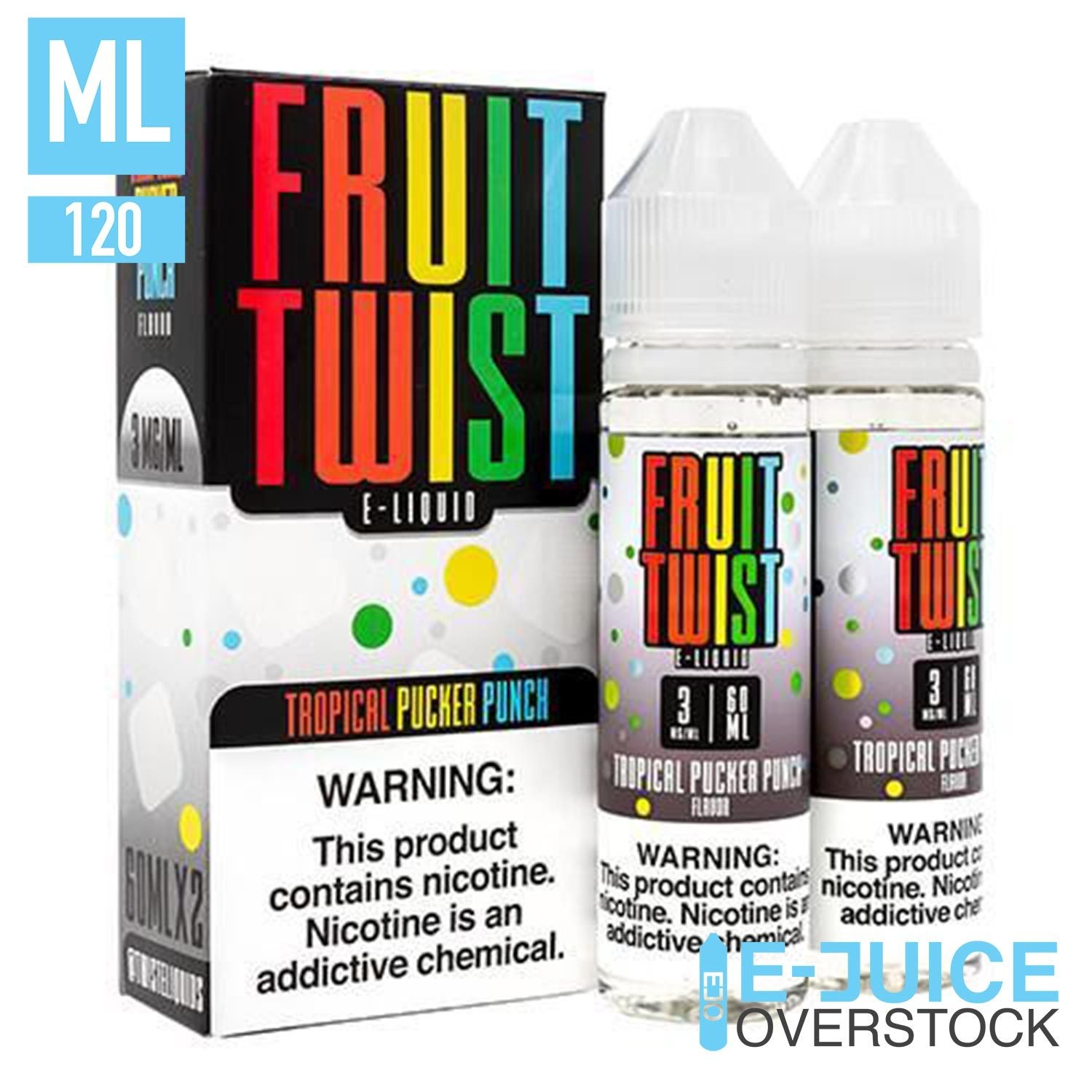 BLEND NO 1 (Tropical Pucker Punch) by Fruit Twist 120ML EJUICE - EJUICEOVERSTOCK.COM
