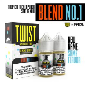 BLEND NO. 1 (Tropical Pucker Punch) Salt Nic by Twist E-Liquids 2x30mL - EJUICEOVERSTOCK.COM