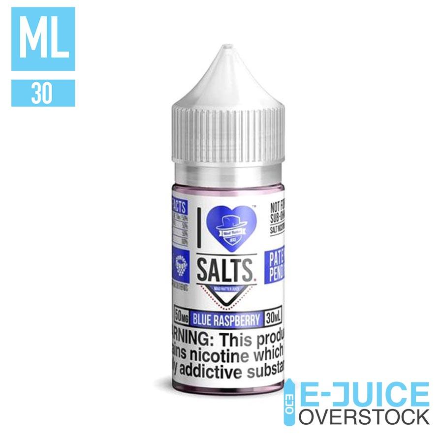Blue Raspberry by I love Salts 30ML SALTNIC - EJUICEOVERSTOCK.COM