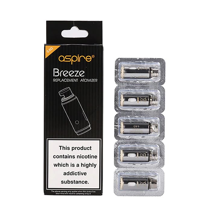 BREEZE REPLACEMENT ATOMIZER by Aspire 1.20 ohm - EJUICEOVERSTOCK.COM