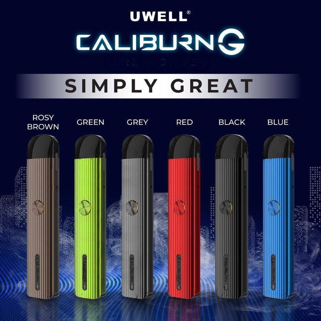 CALIBURN G POD SYSTEM by Uwell 18W - EJUICEOVERSTOCK.COM
