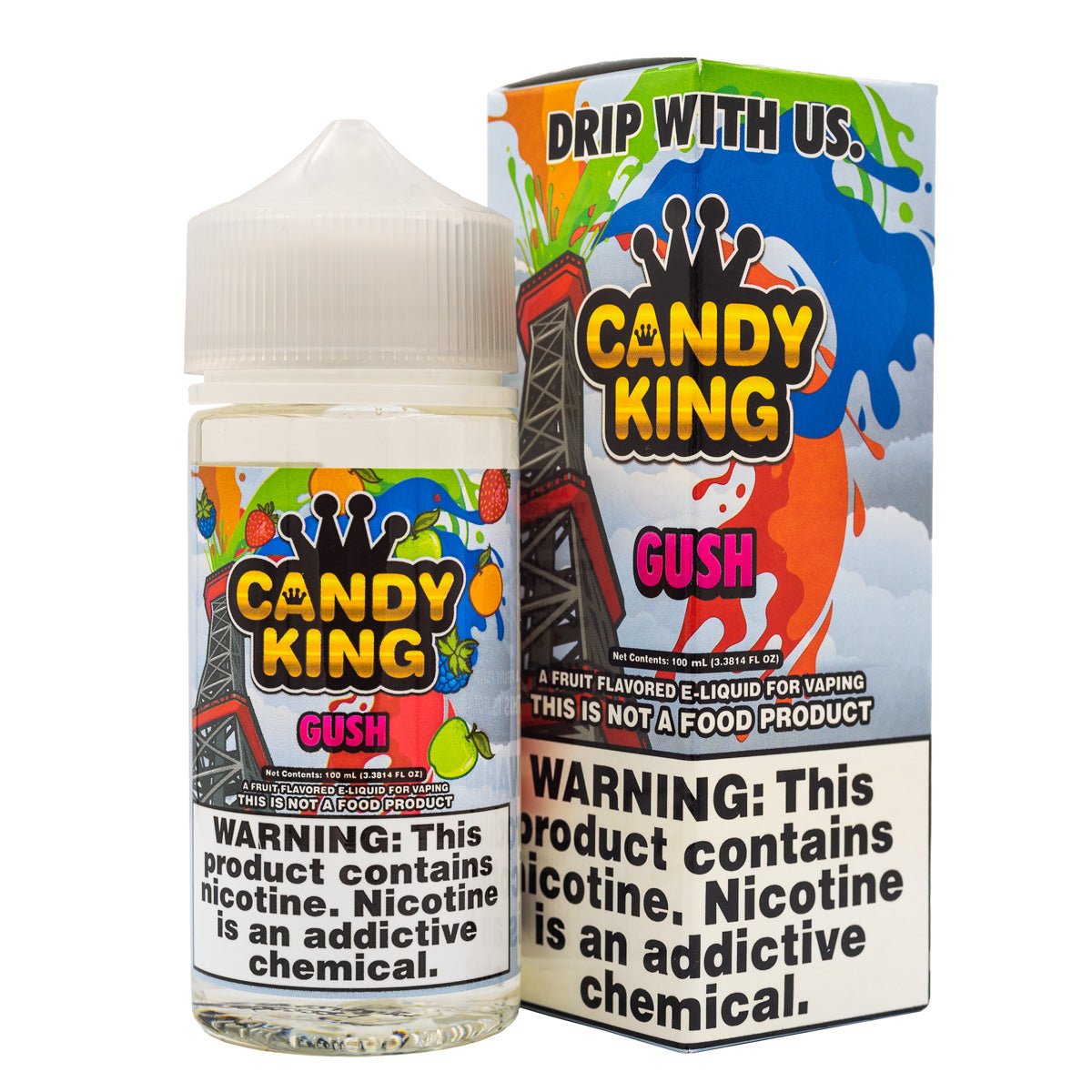 CANDY KING EJUICE - GUSH - 100ML - EJUICEOVERSTOCK.COM