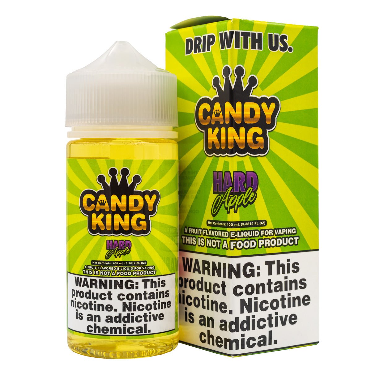 CANDY KING EJUICE - HARD APPLE - 100ML - EJUICEOVERSTOCK.COM