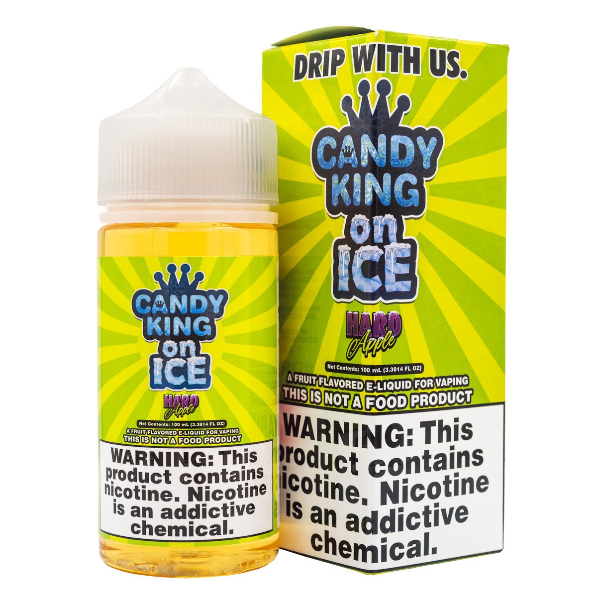 CANDY KING EJUICE - HARD APPLE ON ICE - 100ML - EJUICEOVERSTOCK.COM