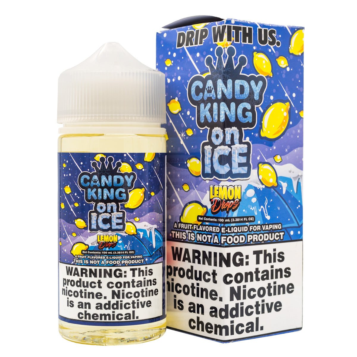 CANDY KING EJUICE - LEMON DROPS ON ICE - 100ML - EJUICEOVERSTOCK.COM